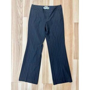 Old Navy Pinstripe Dress Pants Black 4